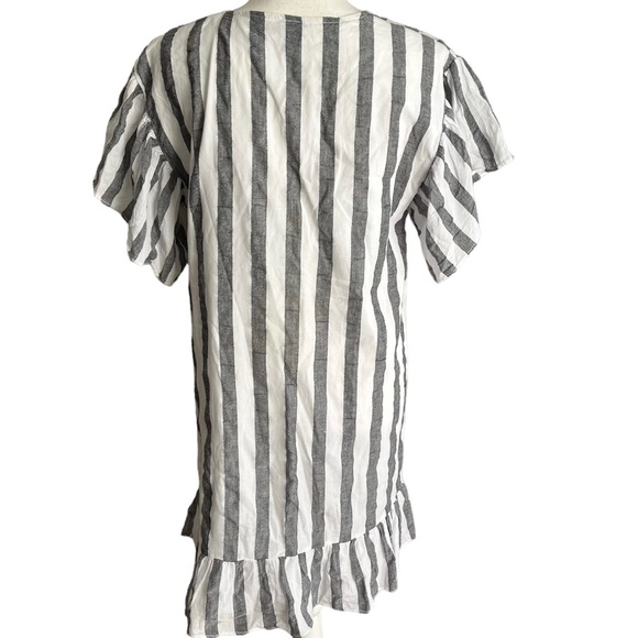 Who What Wear Gray stripe Dress Size S - Picture 3 of 5